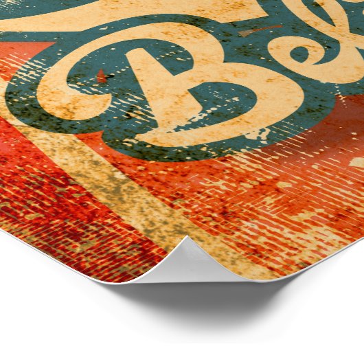 Ik wil geloven, grappige  lieve alien poster (Hoek)