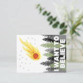 Ik wil geloven in asteroïde Briefkaart (Staand voorkant)