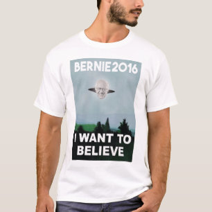 Ik wil geloven in Bernie T-shirt