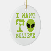 Ik wil geloven keramisch ornament (Rechts)