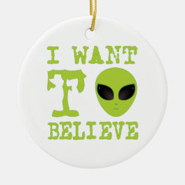 Ik wil geloven keramisch ornament