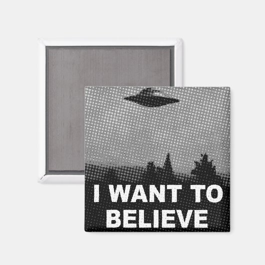 IK WIL GELOVEN MAGNEET (Voorkant / Achterkant)