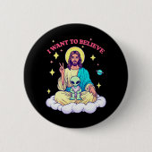 Ik Wil Geloven Ronde Button 5,7 Cm (Voorkant)