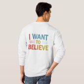 IK WIL GELOVEN T-SHIRT (Achterkant volledig)