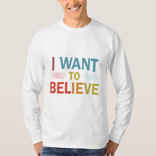 IK WIL GELOVEN T-SHIRT (Voorkant)