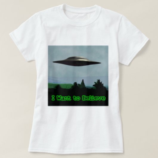 Ik wil geloven t-shirt (Design voorkant)