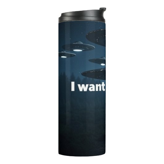 Ik wil geloven thermosbeker (Gedraaid links)