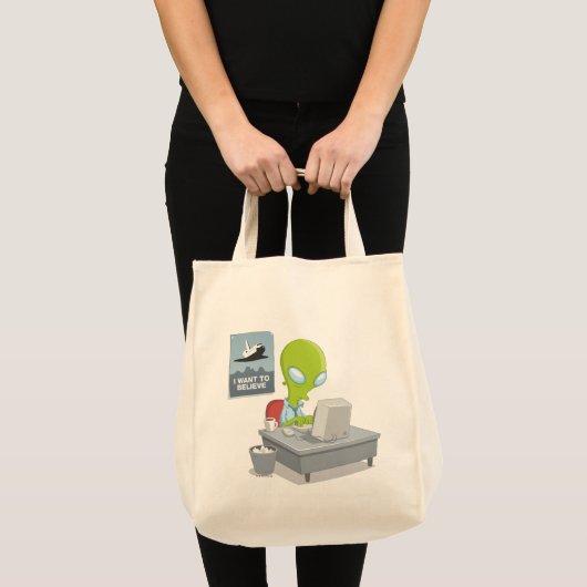 Ik wil geloven tote bag (Voorkant (product))
