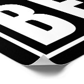 Ik wil geloven - UFO-ruimteschip (wit) Poster (Hoek)