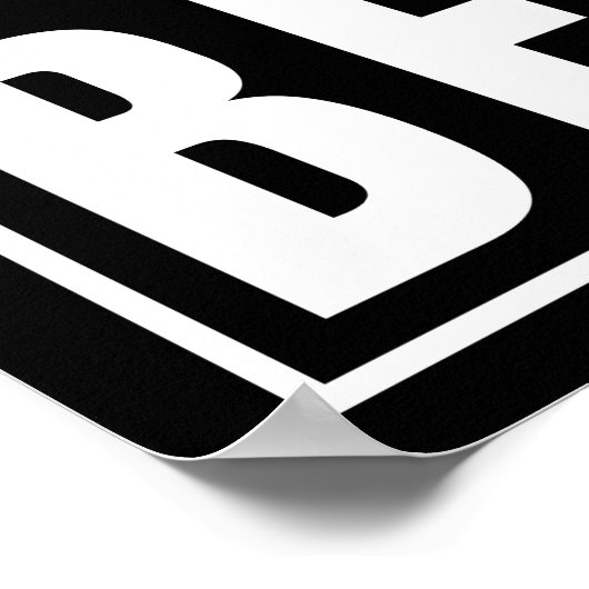 Ik wil geloven - UFO-ruimteschip (wit) Poster (Hoek)