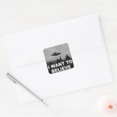 IK WIL GELOVEN VIERKANTE STICKER (Envelop)