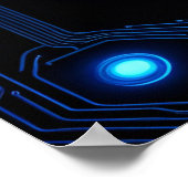 IK WIL GELOVEN Zeta Reticula Gray Alien Tech Poster (Hoek)