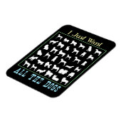 Ik wil gewoon alle honden magneet (Linkerzijde)