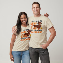 Ik wil gewoon bier Drinken en hangen met mijn teck T-shirt