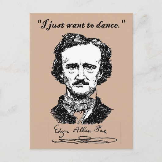 Ik wil gewoon dansen briefkaart (Voorkant)