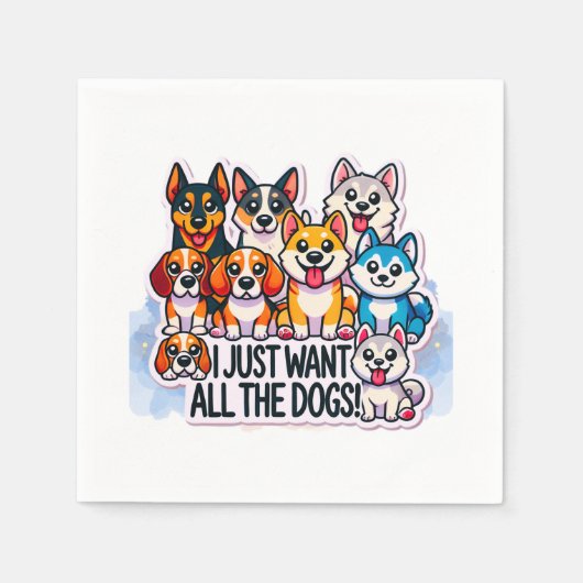 IK WIL GEWOON DAT ALLE HONDEN GELIEFD ZIJN SERVET (Voorkant)