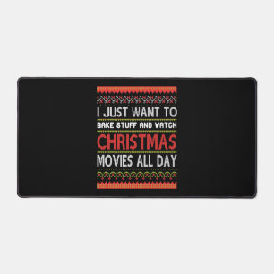 Ik wil gewoon dingen bakken en naar Kerstmis kijke Bureaumat