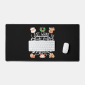 Ik wil gewoon dingen bakken om kerstfilms te kijke bureaumat (Keyboard & Muis)