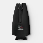 Ik wil gewoon Drink & huisdier mijn schnauzer cade Flesjeskoeler (Achterkant)