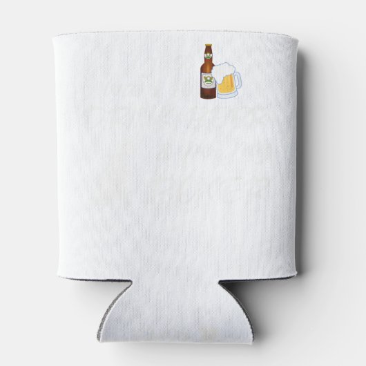 Ik wil gewoon Drinken Beer & Pet Mijn Boxer Blikjeskoeler (Achterkant)