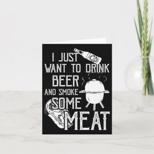 Ik wil gewoon een biertje Drinken en wat vleeskoel Kaart