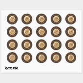 Ik wil gewoon een knuffel ronde sticker (Vel)