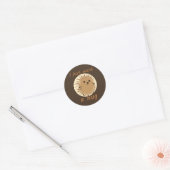 Ik wil gewoon een knuffel ronde sticker (Envelop)