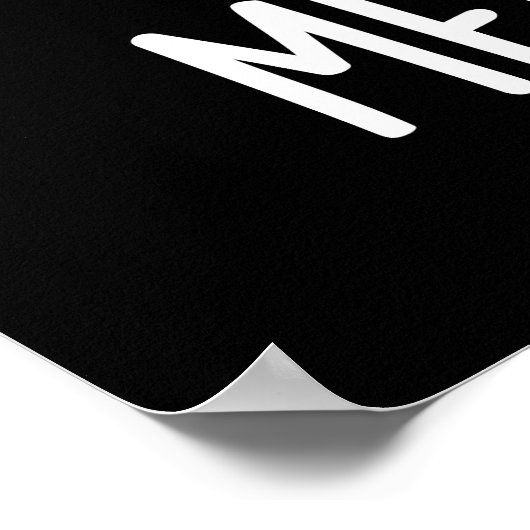 Ik wil gewoon een Melon-aire Fruit Pun Dark BG zij Poster (Hoek)