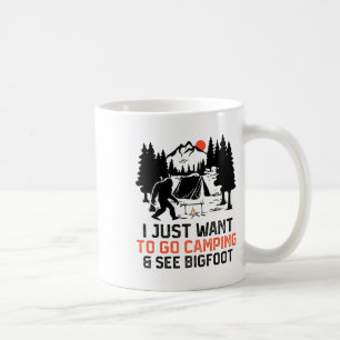 Ik wil gewoon gaan kamperen en Bigfoot-wildlife zi Koffiemok