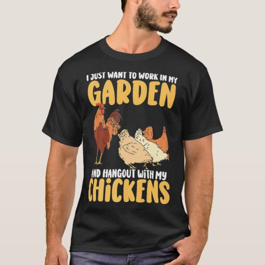 Ik wil gewoon in mijn tuin werken en met t-shirt (Voorkant)