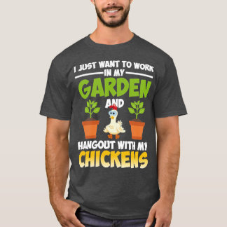 Ik wil gewoon in mijn tuin werken en ophangen met t-shirt