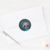 Ik wil gewoon je extra tijd ronde sticker (Envelop)