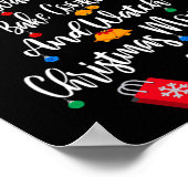 Ik wil gewoon koekjes bewaren en kerstfilms kijken poster (Hoek)