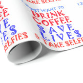 Ik wil gewoon koffie drinken cadeaupapier (Rol Hoek)