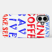 Ik wil gewoon koffie drinken Case-Mate iPhone case (Achterkant (horizontaal))