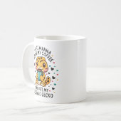 Ik wil gewoon koffie Drinken en mijn luipaard gekk Koffiemok (Voorkant links)