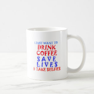 Ik wil gewoon koffie drinken koffiemok
