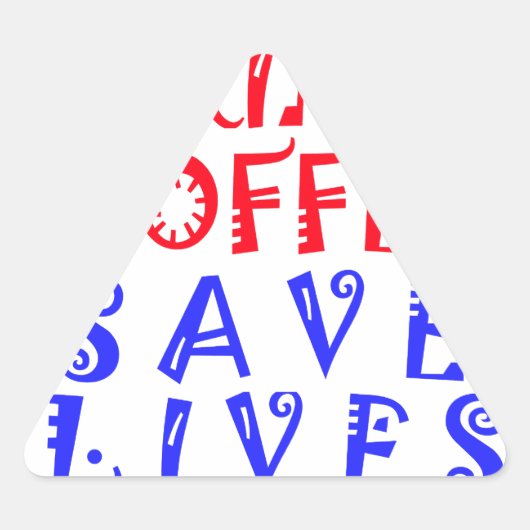Ik wil gewoon koffie drinken sticker (Voorkant)