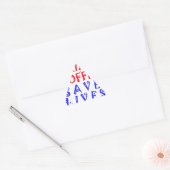 Ik wil gewoon koffie drinken sticker (Envelop)