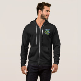 Ik wil gewoon lelijke kerst trui Full-Zip Hoodie
