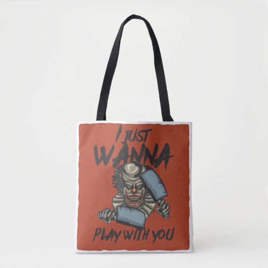 Ik wil gewoon met je spelen tote bag (Voorkant)