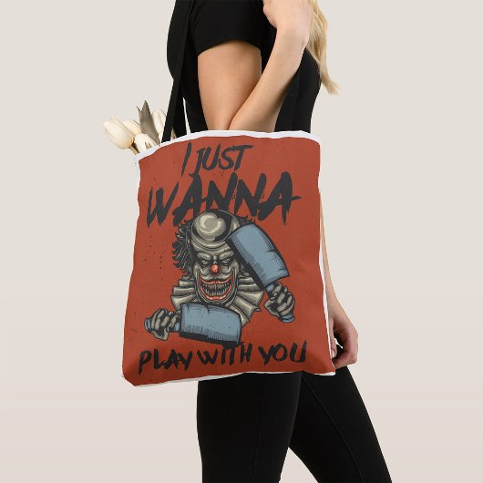 Ik wil gewoon met je spelen tote bag