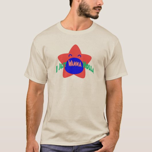Ik wil gewoon schreeuwen t-shirt (Voorkant)