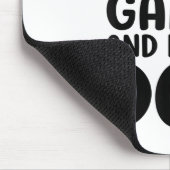 Ik wil gewoon videospellen spelen en mijn hond leu muismat (Hoek)