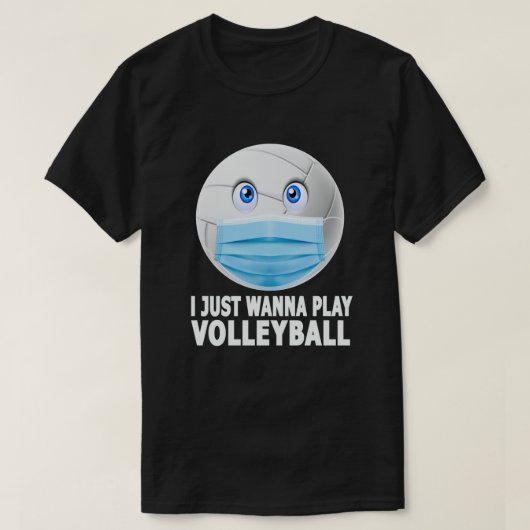 Ik wil gewoon volleyball t-shirt (Design voorkant)