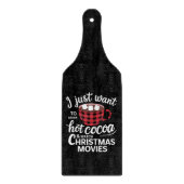 Ik wil gewoon warme chocolademelk Drinken en naar Snijplank (Voorkant)