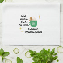 Ik wil gewoon warme chocolademelk drinken op een 