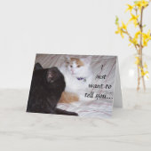 IK WIL GEWOON ZEGGEN DAT IK VAN JE HOU KAART (Gele Bloem)