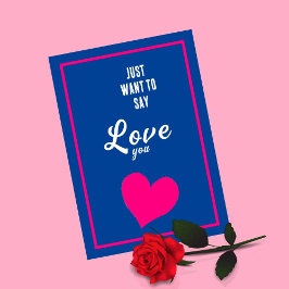 Ik wil gewoon zeggen, hou van je kaart