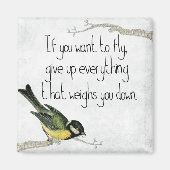 Ik wil graag 2-inch Square Magnet vliegen (Voorkant)